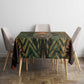 Khepri Tablecloth Ancient Egyptian Chevron, Scarab Ankh and Winged Khepri Guardian Motif - African Pride