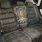 Khepri Ancient Egyptian Back Car Seat Cover Dark Hieroglyphic, Blue Lotus Eye Symbol, and Winged Scarab Resurrection - African Pride