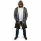Khepri Ancient Egyptian Cloak Dark Hieroglyphic, Blue Lotus Eye Symbol, and Winged Scarab Resurrection - African Pride