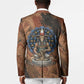 Khnum Blazer Ancient Egyptian Earthy Cracked Papyrus - Divine Potter - African Pride