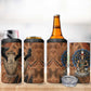 Khnum 4 in 1 Can Cooler Tumbler Ancient Egyptian Earthy Cracked Papyrus - Divine Potter - African Pride