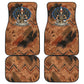 Khnum Car Mats Ancient Egyptian Earthy Cracked Papyrus - Divine Potter - African Pride