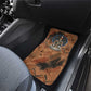 Khnum Car Mats Ancient Egyptian Earthy Cracked Papyrus - Divine Potter - African Pride