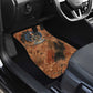 Khnum Car Mats Ancient Egyptian Earthy Cracked Papyrus - Divine Potter - African Pride