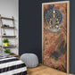 Khnum Door Cover Ancient Egyptian Earthy Cracked Papyrus - Divine Potter - African Pride