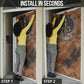 Khnum Door Cover Ancient Egyptian Earthy Cracked Papyrus - Divine Potter - African Pride