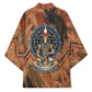 Khnum Kimono Ancient Egyptian Earthy Cracked Papyrus - Divine Potter - African Pride
