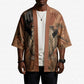 Khnum Kimono Ancient Egyptian Earthy Cracked Papyrus - Divine Potter - African Pride
