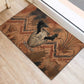 Khnum Rubber Doormat Ancient Egyptian Earthy Cracked Papyrus - Divine Potter - African Pride