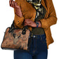 Khnum Shoulder Handbag Ancient Egyptian Earthy Cracked Papyrus - Divine Potter - African Pride