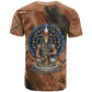 Khnum T shirt Ancient Egyptian Earthy Cracked Papyrus - Divine Potter - African Pride