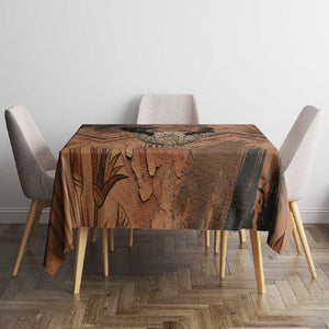 Khnum Tablecloth Ancient Egyptian Earthy Cracked Papyrus - Divine Potter - African Pride