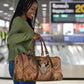 Khnum Travel Bag Ancient Egyptian Earthy Cracked Papyrus - Divine Potter - African Pride