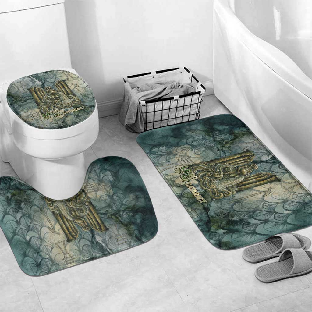 Khnum Ancient Egyptian Bathroom Set with Smoky Leaf, Ram Head Emblem, and Guardian of the Cataract - African Pride