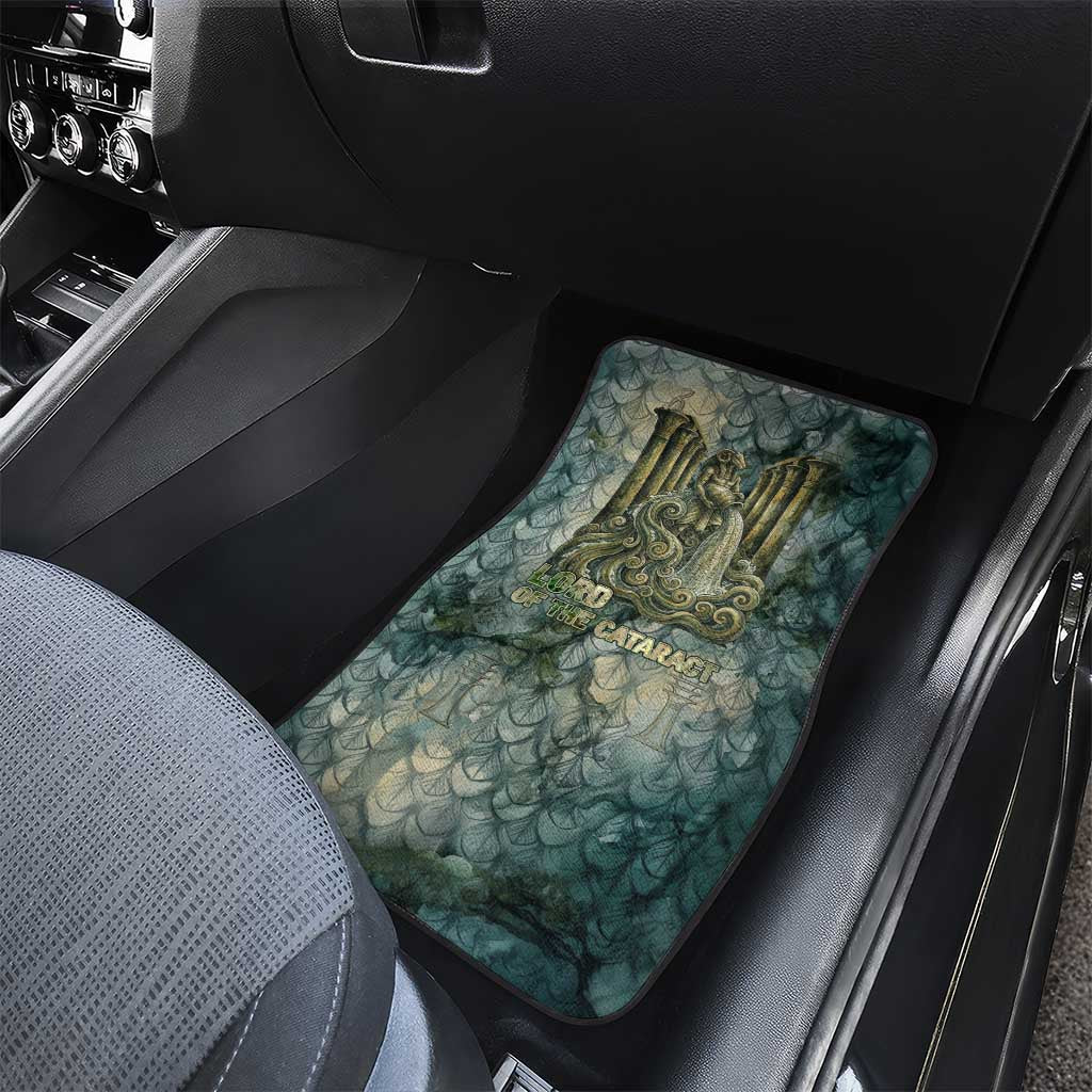 Khnum Ancient Egyptian Car Mats with Smoky Leaf, Ram Head Emblem, and Guardian of the Cataract - African Pride