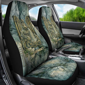 Khnum Ancient Egyptian Car Seat Cover with Smoky Leaf, Ram Head Emblem, and Guardian of the Cataract - African Pride