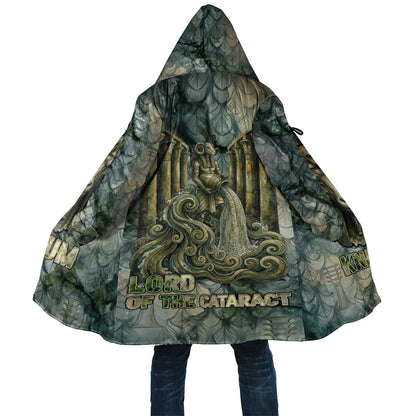 Khnum Ancient Egyptian Cloak with Smoky Leaf, Ram Head Emblem, and Guardian of the Cataract - African Pride