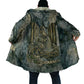 Khnum Ancient Egyptian Cloak with Smoky Leaf, Ram Head Emblem, and Guardian of the Cataract - African Pride
