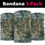 Khnum Ancient Egyptian Neck Gaiter with Smoky Leaf, Ram Head Emblem, and Guardian of the Cataract - African Pride