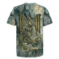 Khnum Ancient Egyptian Rugby Jersey with Smoky Leaf, Ram Head Emblem, and Guardian of the Cataract - African Pride