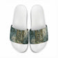 Khnum Ancient Egyptian Slide Sandals with Smoky Leaf, Ram Head Emblem, and Guardian of the Cataract - African Pride