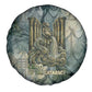 Khnum Ancient Egyptian Spare Tire Cover with Smoky Leaf, Ram Head Emblem, and Guardian of the Cataract - African Pride
