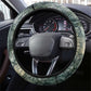 Khnum Ancient Egyptian Steering Wheel Cover with Smoky Leaf, Ram Head Emblem, and Guardian of the Cataract - African Pride