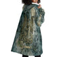 Khnum Ancient Egyptian Wearable Blanket Hoodie with Smoky Leaf, Ram Head Emblem, and Guardian of the Cataract - African Pride