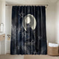 Khonsu Bathroom Set Ancient Egyptian Dark Feather Pattern, Moonlit Raven Symbol, and Eye Lotus - African Pride