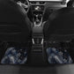 Khonsu Car Mats Ancient Egyptian Dark Feather Pattern, Moonlit Raven Symbol, and Eye Lotus - African Pride
