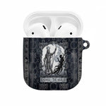 Khonsu Ancient Egyptian AirPods Case with Dark Celtic Knot Pattern, Baboon Guardian Symbol, and Moon Healer Motif - African Pride