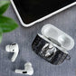 Khonsu Ancient Egyptian AirPods Case with Dark Celtic Knot Pattern, Baboon Guardian Symbol, and Moon Healer Motif - African Pride