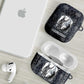 Khonsu Ancient Egyptian AirPods Case with Dark Celtic Knot Pattern, Baboon Guardian Symbol, and Moon Healer Motif - African Pride
