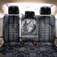 Khonsu Ancient Egyptian Back Car Seat Cover with Dark Celtic Knot Pattern, Baboon Guardian Symbol, and Moon Healer Motif - African Pride