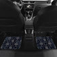 Khonsu Ancient Egyptian Car Mats with Dark Celtic Knot Pattern, Baboon Guardian Symbol, and Moon Healer Motif - African Pride