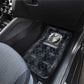 Khonsu Ancient Egyptian Car Mats with Dark Celtic Knot Pattern, Baboon Guardian Symbol, and Moon Healer Motif - African Pride