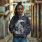 Khonsu Ancient Egyptian Hoodie with Dark Celtic Knot Pattern, Baboon Guardian Symbol, and Moon Healer Motif - African Pride