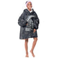 Khonsu Ancient Egyptian Kid Wearable Blanket Hoodie with Dark Celtic Knot Pattern, Baboon Guardian Symbol, and Moon Healer Motif - African Pride