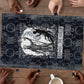 Khonsu Ancient Egyptian Puzzle with Dark Celtic Knot Pattern, Baboon Guardian Symbol, and Moon Healer Motif - African Pride