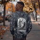 Khonsu Ancient Egyptian Sweatshirt with Dark Celtic Knot Pattern, Baboon Guardian Symbol, and Moon Healer Motif - African Pride