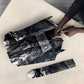 Khonsu Ancient Egyptian Umbrella with Dark Celtic Knot Pattern, Baboon Guardian Symbol, and Moon Healer Motif - African Pride
