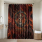 Maahes Bathroom Set Ancient Egyptian Fiery Red Flame - Roaring Lion Head - African Pride