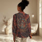 Maahes Women Casual Shirt Ancient Egyptian Fiery Red Flame - Roaring Lion Head - African Pride