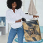 Maahes Ancient Egyptian Laundry Basket Geometric Pattern Winged Lion Deity, and Sacred Lotus Motif - African Pride