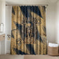 Maahes Ancient Egyptian Bathroom Set Geometric Pattern Winged Lion Deity, and Sacred Lotus Motif - African Pride