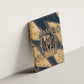 Maahes Ancient Egyptian Canvas Wall Art Geometric Pattern Winged Lion Deity, and Sacred Lotus Motif - African Pride