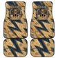 Maahes Ancient Egyptian Car Mats Geometric Pattern Winged Lion Deity, and Sacred Lotus Motif - African Pride
