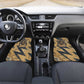 Maahes Ancient Egyptian Car Mats Geometric Pattern Winged Lion Deity, and Sacred Lotus Motif - African Pride