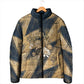 Maahes Ancient Egyptian Padded Jacket Geometric Pattern Winged Lion Deity, and Sacred Lotus Motif - African Pride