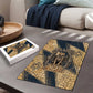 Maahes Ancient Egyptian Puzzle Geometric Pattern Winged Lion Deity, and Sacred Lotus Motif - African Pride